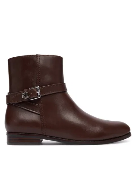 LAUREN RALPH LAUREN Botki Brooke II brązowy