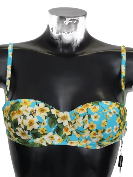 Φλοράλ τοπ Dolce & Gabbana με σχέδιο μπλε