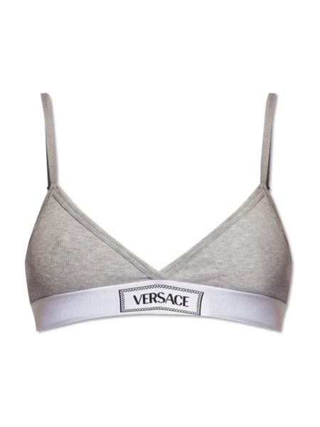 Dzianinowa braletka Versace szara
