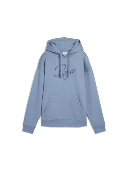 Bluza z kapturem Puma z kapturem niebieska