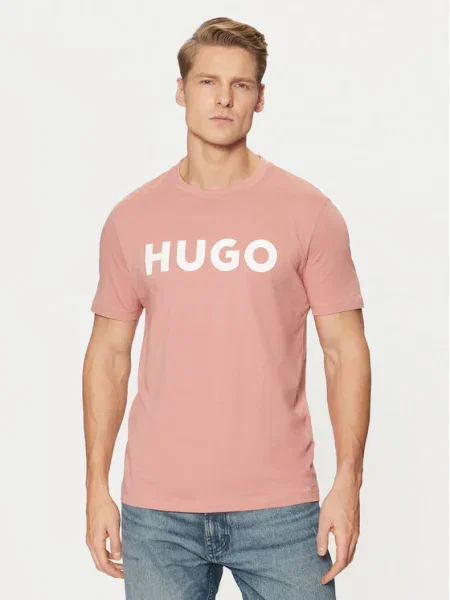HUGO Tricou Dulivio roz