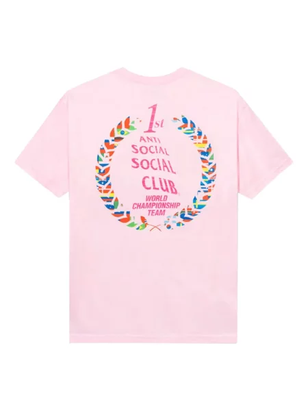 Μπλούζα Anti Social Social Club ροζ