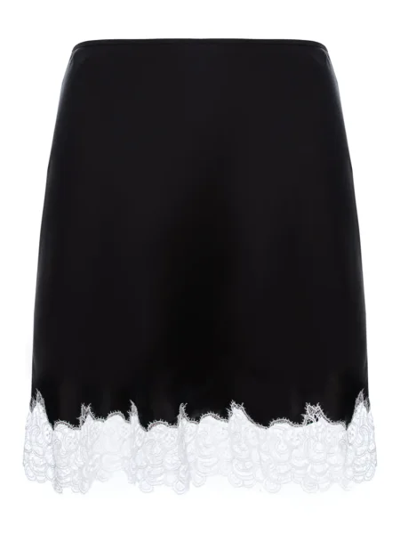 Fusta mini Manuri din dantelă negru