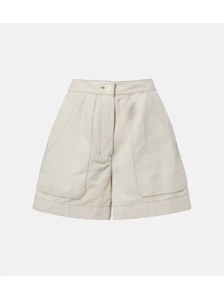Pantaloni scurți Prada de in bej