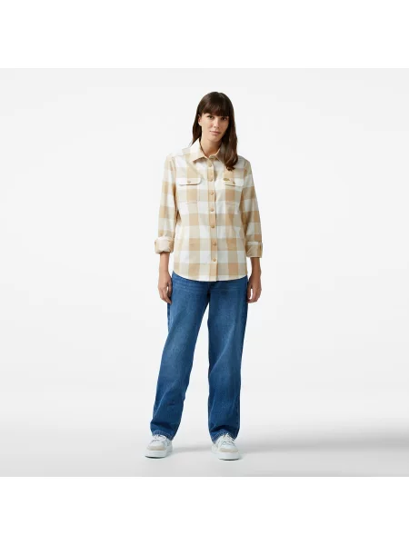 Lacoste Koszula Regular Fit beżowa