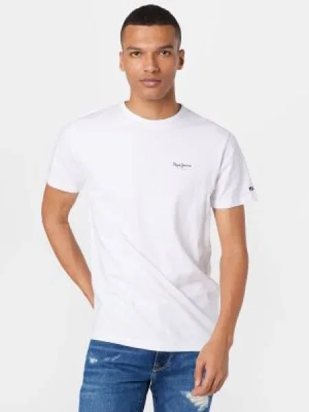 Pepe Jeans Tričko / čierna / námornícka modrá / ohnivo červená biela