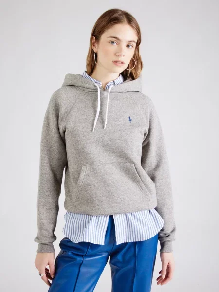 Polo Ralph Lauren Mikina Prl Shrknhd sivá
