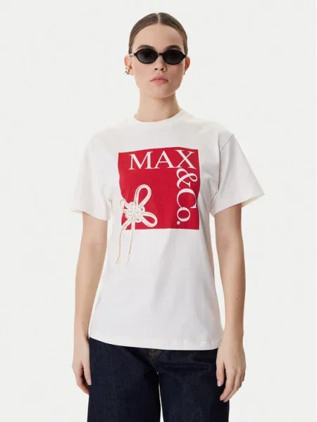 MAX&Co. T-Shirt Mcivolare Εκρού