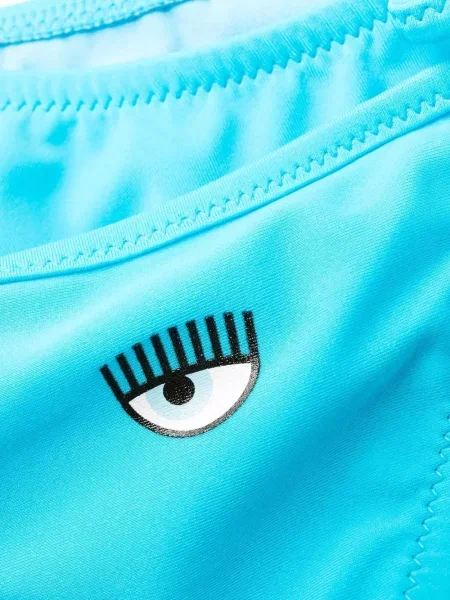 Kalhotky briefs Chiara Ferragni s potiskem s vázáním modré
