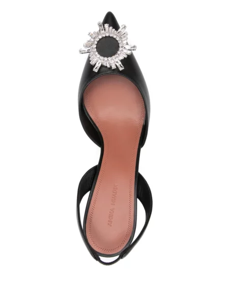 Pantofi cu toc Amina Muaddi negru