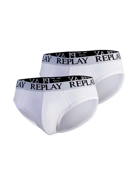 REPLAY Slipy šedá / černá bílá