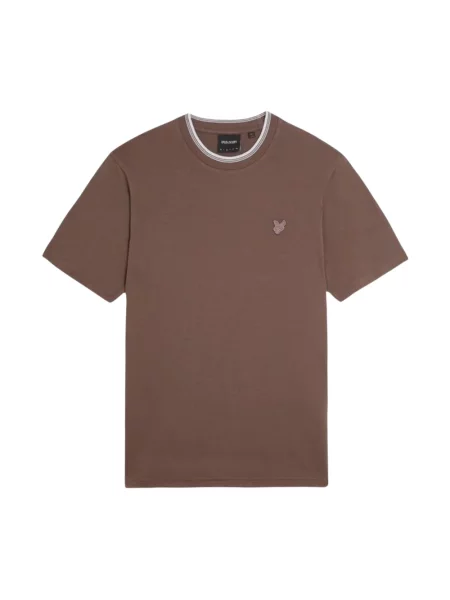 Koszulka Lyle & Scott klasyczna brązowa