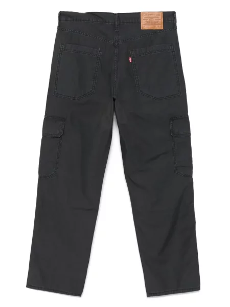 Pantaloni Levi's® cu talie înaltă negru