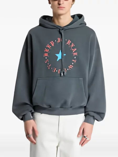 Bluza z kapturem Twojeys ze sznurkiem szara