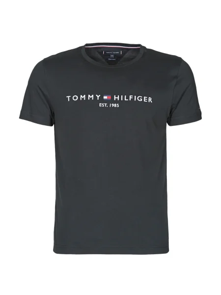 Pólóing Tommy Hilfiger autogrammal fekete