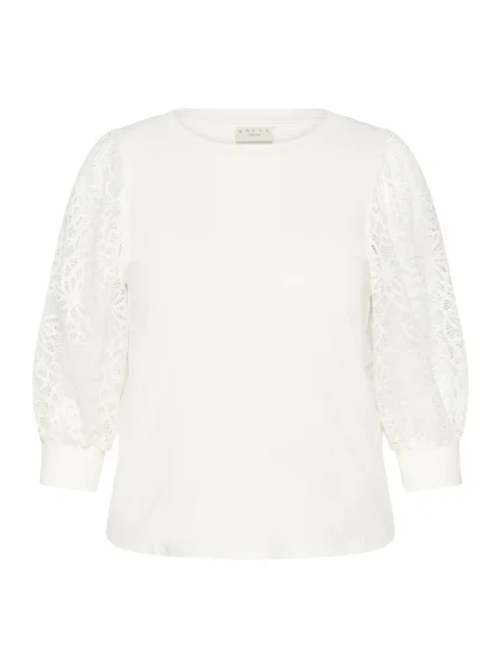 KAFFE CURVE Bluza KCBella naravno bela