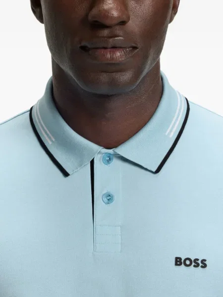 Gulerat polo Boss albastru