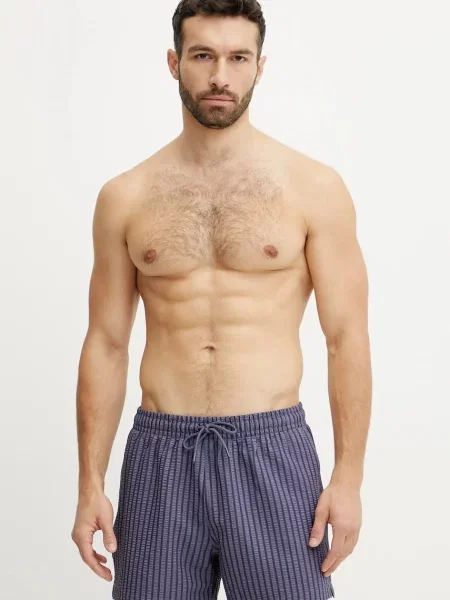 Kopalne kratke hlače Abercrombie & Fitch modra