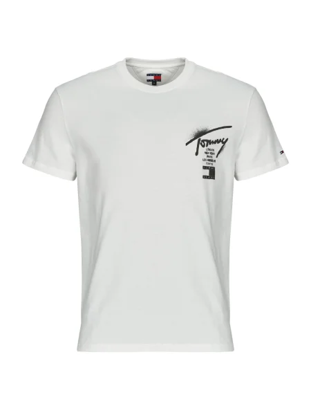 Tricou Tommy Jeans alb