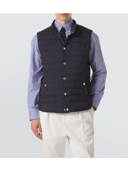 Vestă Brunello Cucinelli albastru