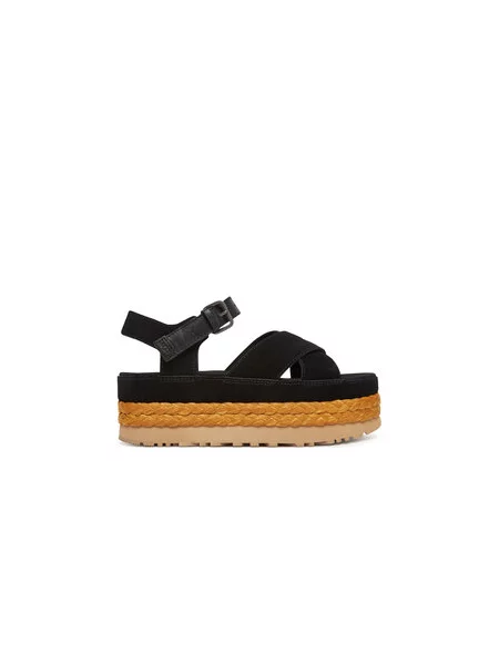 Ugg Espadrilky W Aubrey Ankle Strap černá