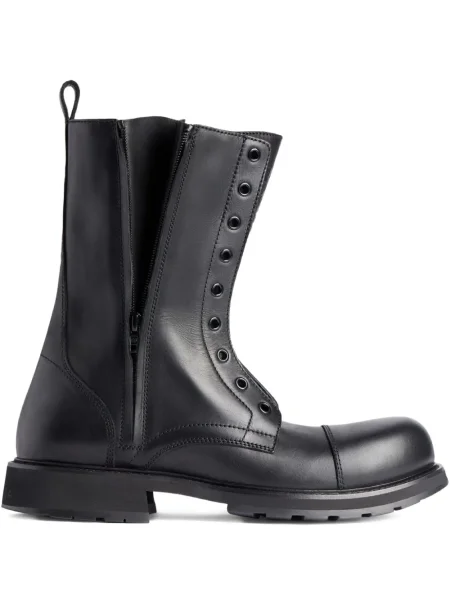 Кожени боти Balenciaga черно