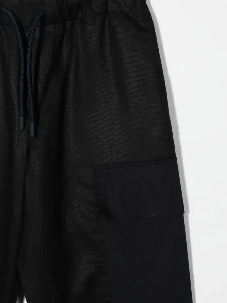 Spodnie dziecięce Emporio Armani niebieskie