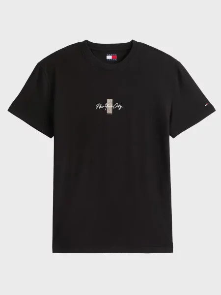 Футболка Tommy Jeans чорна