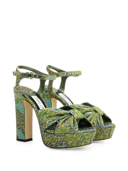 Sandale Jimmy Choo cu platformă verde
