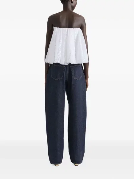 Top Givenchy din dantelă alb