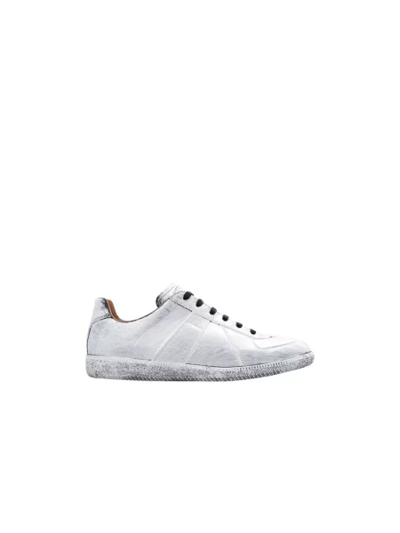 Sneakersy Maison Margiela skórzane białe