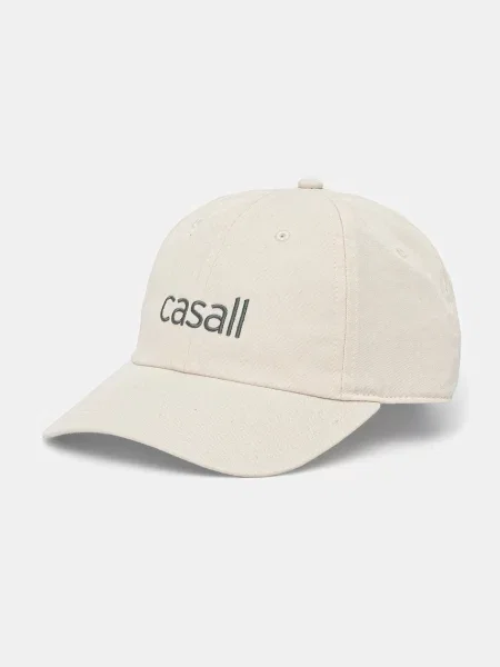 Kapa sa šiltom Casall bez uzorka bež