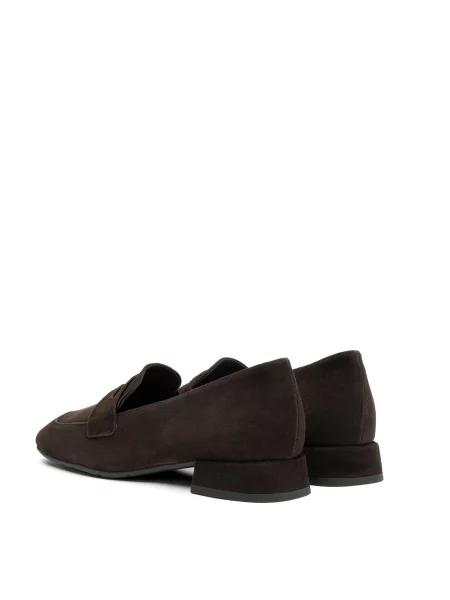 Замшевые лоферы Rylko коричневые