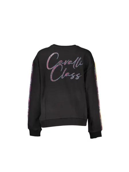 Bluza Cavalli Class z długim rękawem czarna