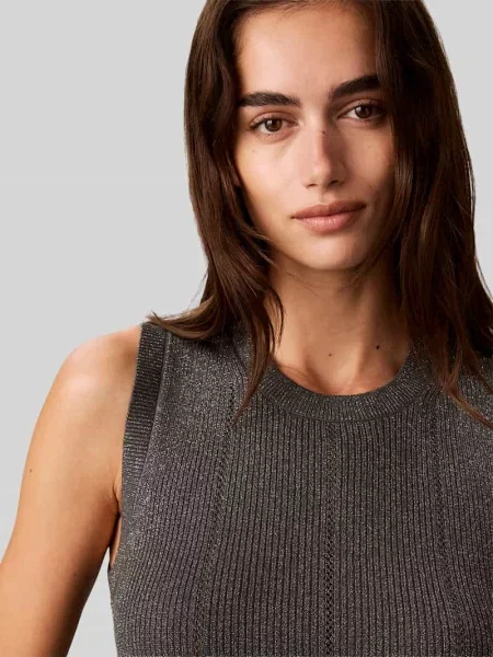 Dzianinowy top Calvin Klein Womenswear na szerokie ramiączka