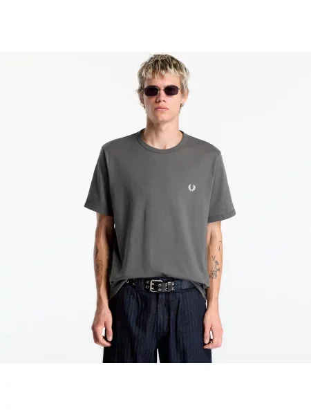 Tričko FRED PERRY Ringer T-shirt Field Green L zelené