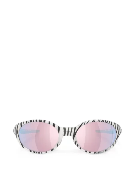 Ochelari de soare Oakley cu imagine cu model zebră alb