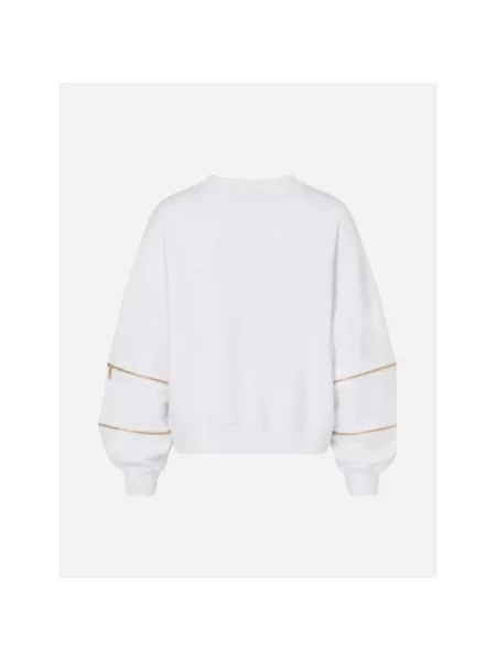 Bluza Elisabetta Franchi z logo biała