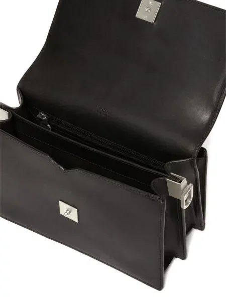 Geanta de piele Max Mara din piele negru