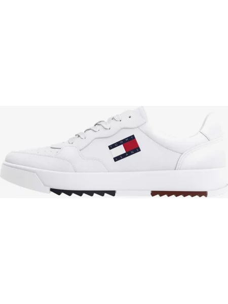 Buty Tommy Jeans Retro Essential niebieskie czerwone 40 białe