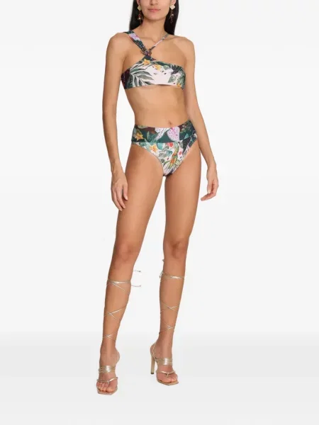 Bikini Amir Slama cu imagine cu imprimeu tropical