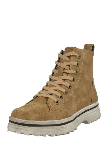 Šněrovací kotníkové boty Dockers By Gerli hnědé