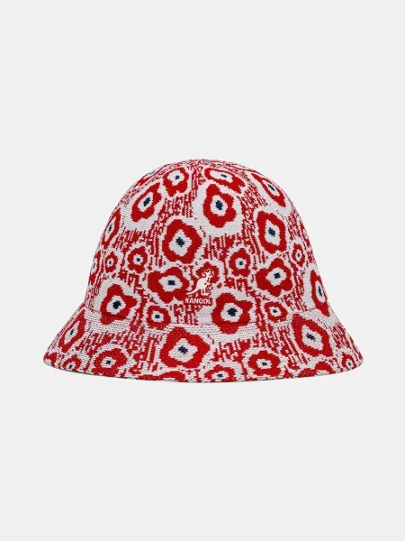 Kangol kalap RETRO FLOWER piros