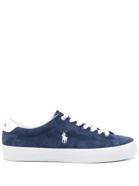 Велурени костюм чорапи Polo Ralph Lauren бродирани синьо