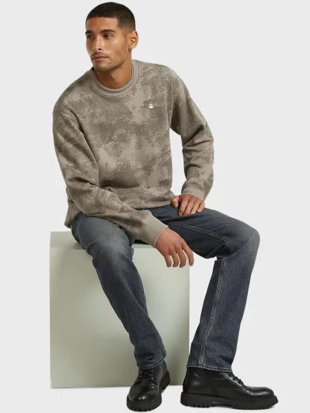 Світшот G-star Raw сірий