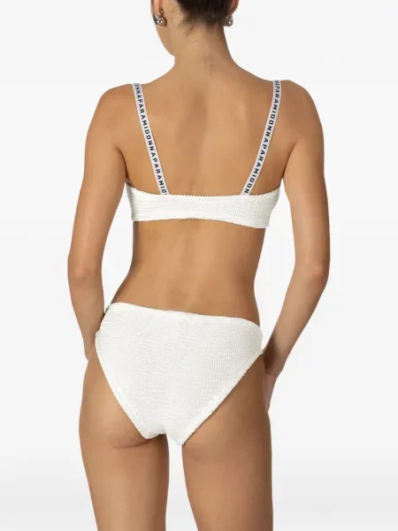 Pántos bikini Paramidonna autogrammal fehér