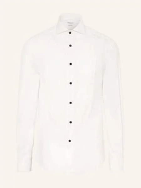 Brunello Cucinelli Košile Na Smoking Slim Fit bílá
