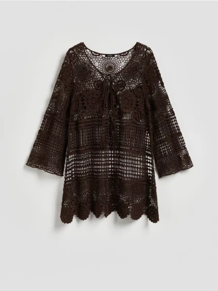 Reserved Rochie de plajă maro-închis maro