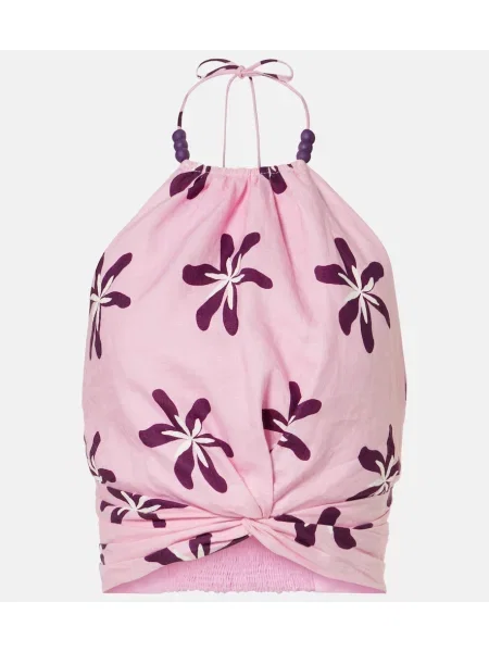 Cropp top Cala De La Cruz de in cu model floral roz