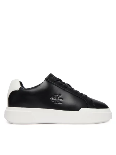 Αθλητικά Calvin Klein Chunky Cupsole Laceup Lth μαύρο